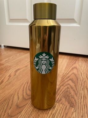 Starbucks WDW Gold Water Tumbler